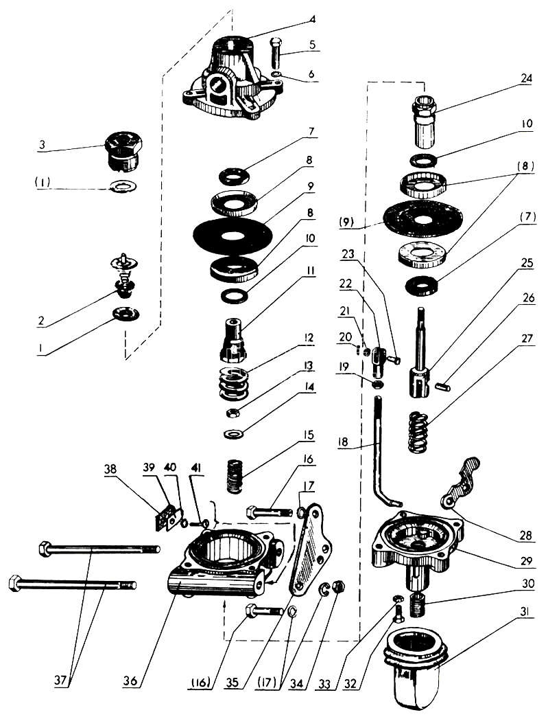 Трактор МТЗ-80, 82 - Тормозной кран