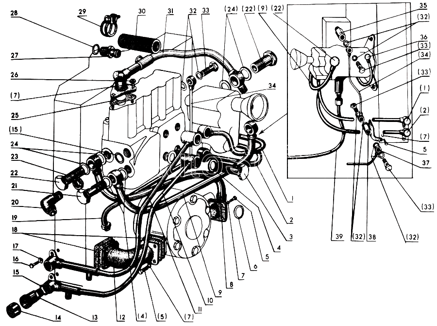 Трактор МТЗ-80, 82 - Гидроагрегаты и арматура