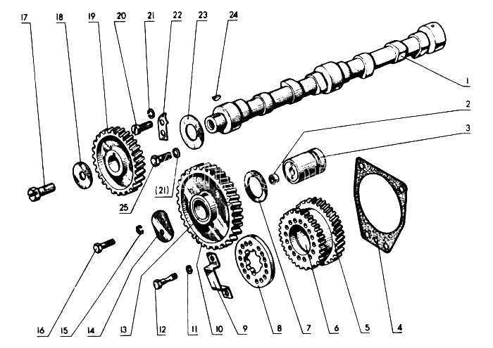 Трактор МТЗ-80, 82 - Распределительный механизм